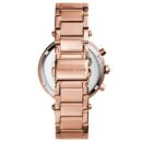 Michael Kors Ladies Parker Rose Gold Chronograph Watch - MK5491